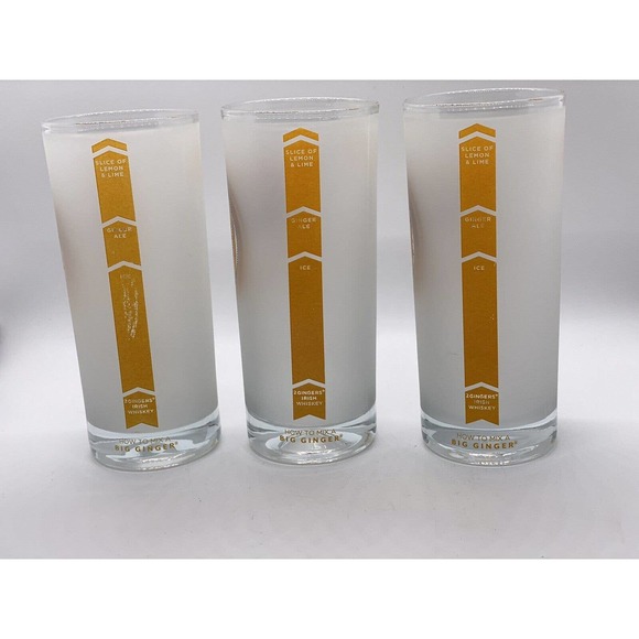 2 Gingers - Irish Whiskey Frosted Glasses - 10 oz - Set of 3. - Picture 6 of 6
